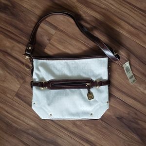 Giani bernini purse. Genuine leather trim